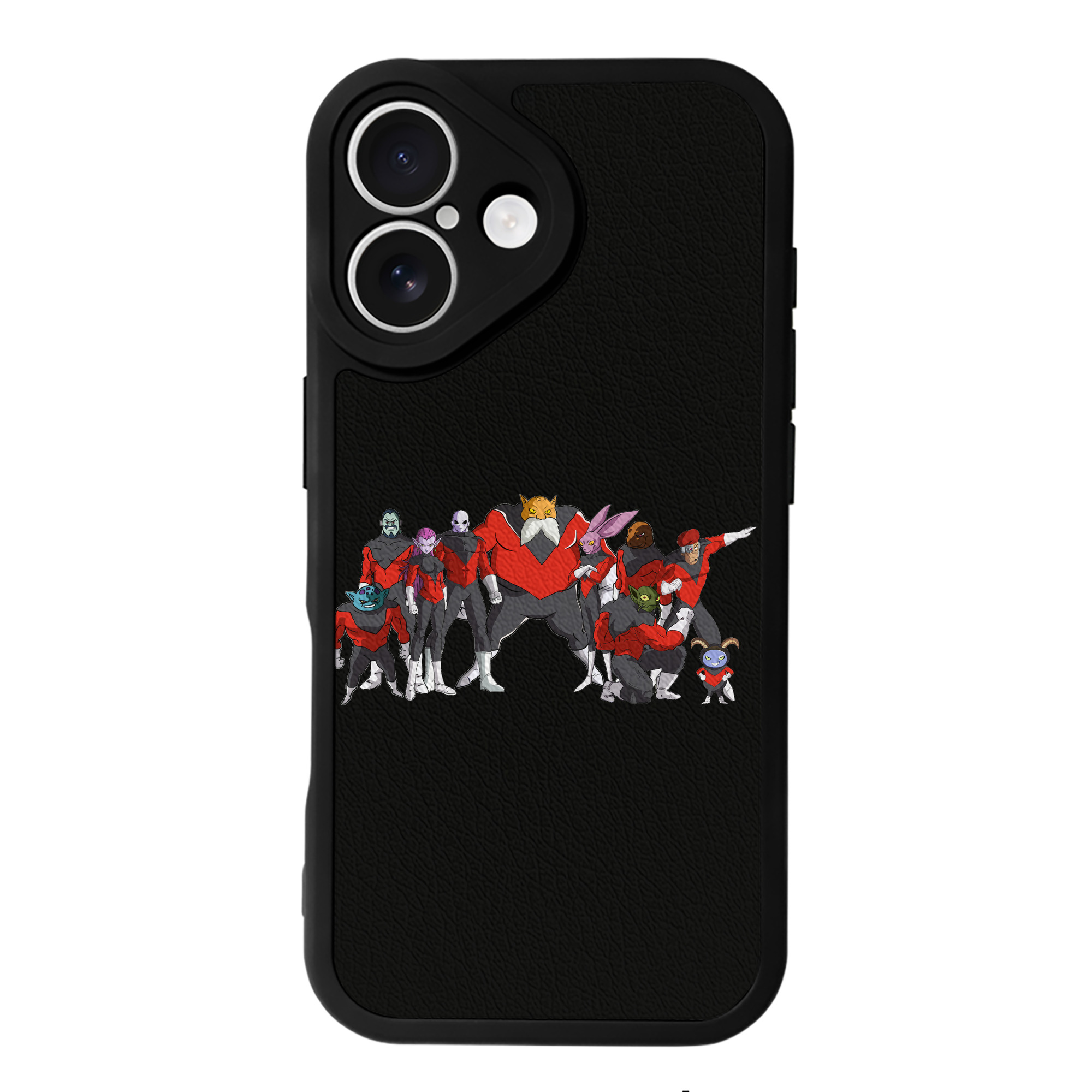 （画像用） ドラゴンボール DRAGON BALL 【iPhone 16シリーズ対応】シリコンスマホケース（レザー調） 材質：シリコン